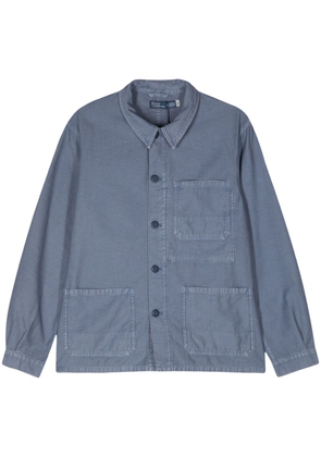 Polo Ralph Lauren slub-texture shirt jacket - Blue