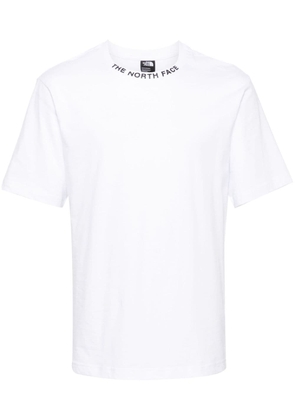 The North Face logo-appliqué cotton T-shirt - White