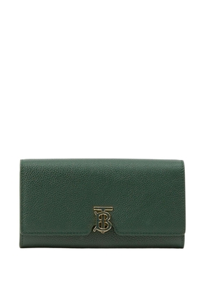 Burberry TB Continental leather wallet - Green