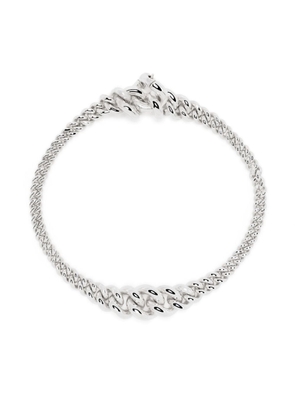 MAOR Mic curb-chain bracelet - Silver