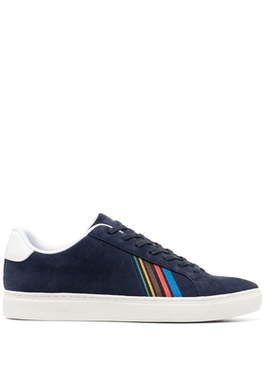 PS Paul Smith striped lace-up suede sneakers - Blue
