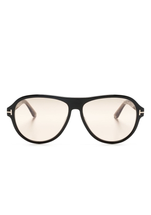 TOM FORD Eyewear Quincy pilot-frame sunglasses - Black