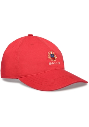 Bally logo-embroidered cotton cap