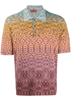Missoni knitted polo shirt - Pink
