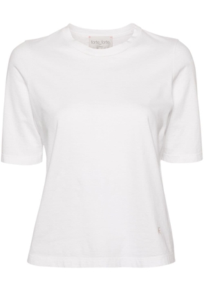 Forte Forte logo-embroidered cotton T-shirt - White