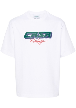 Casablanca Casa Racing 3D cotton T-shirt - White