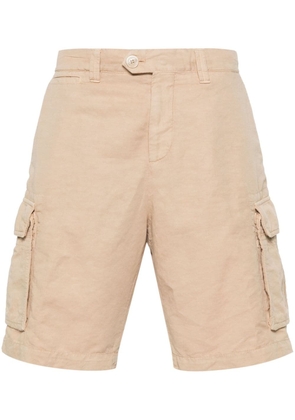 Brunello Cucinelli textured cargo shorts - Neutrals