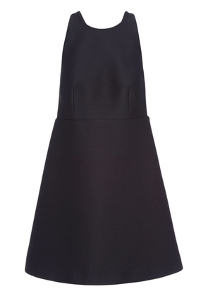 Prada logo-plaque sleeveless dress - Black