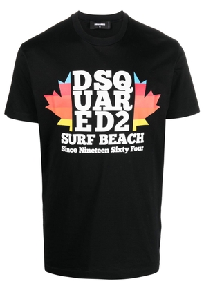 Dsquared2 graphic-print short-sleeve T-shirt - Black