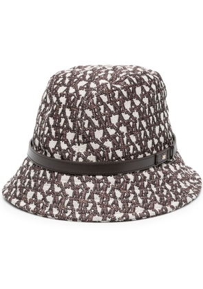 Max Mara monogrammed jacquard bucket hat - Brown