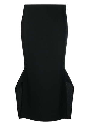 The Row fishtail pencil skirt - Black