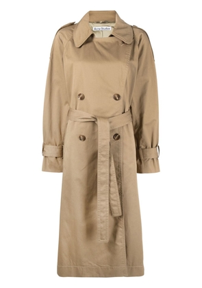 Acne Studios double-breasted trench coat - Neutrals