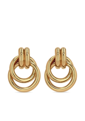ANINE BING Double Knot drop earrings - Gold