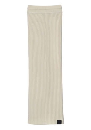Marc Jacobs ribbed tube skirt - Neutrals