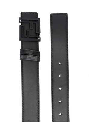 FENDI Nero logo-buckle belt - Black