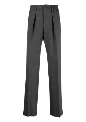FENDI tapered virgin wool trousers - Grey
