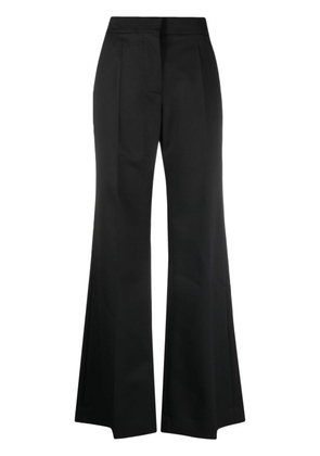 Givenchy flared wool-mohair trousers - Black