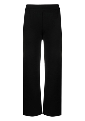 'S Max Mara tapered cotton-jersey trousers - Black