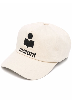 MARANT logo-print baseball cap - Neutrals