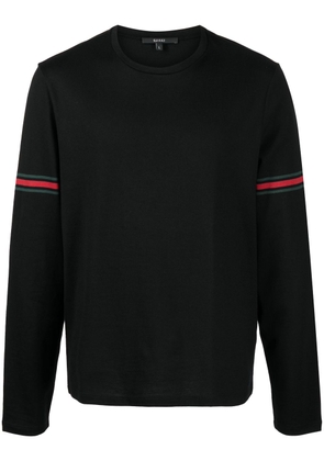 Gucci Web-stripe cotton T-shirt - Black