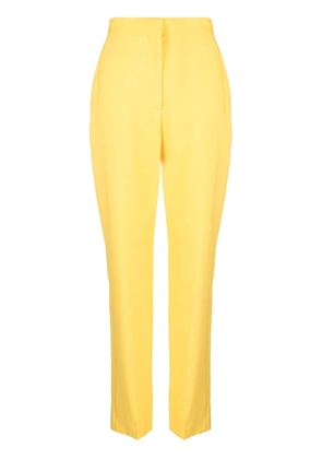 Alexander McQueen tailored high-waisted trousers - Yellow