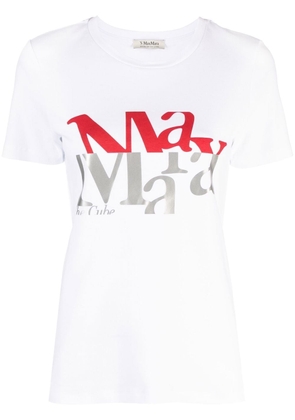 'S Max Mara slogan-print T-shirt - White