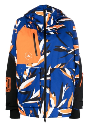 adidas by Stella McCartney x Terrex TrueNature abstract-print ski jacket - Blue