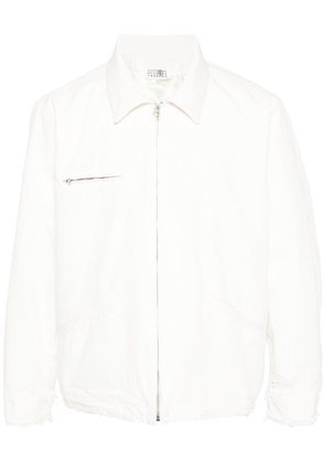 MM6 Maison Margiela quilted cotton jacket - White