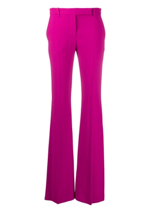 Alexander McQueen flared tailored trousers - Pink