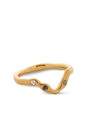 Monica Vinader Galaxy-diamond-stacking ring - Gold