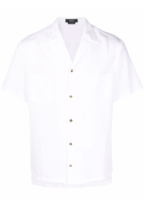 Versace camp collar button-up shirt - White