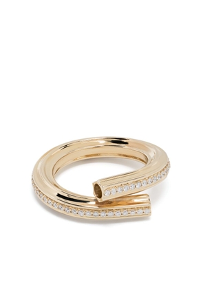 Adina Reyter 14kt yellow gold diamond Macaroni Eternity ring