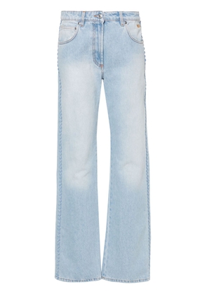 MSGM mid-rise straight jeans - Blue