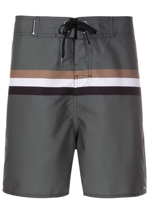 Osklen Soho Stripes Bermuda swim shorts - Green