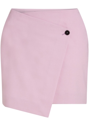 Karl Lagerfeld Hun Kim's Edit wrap miniskirt - Pink