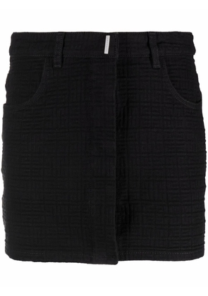 Givenchy logo-monogram mini skirt - Black