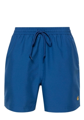 Carhartt WIP Chase logo-embroidered swim shorts - Blue