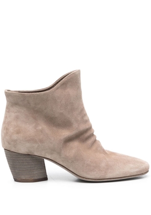 Officine Creative 60mm suede ankle boots - Neutrals