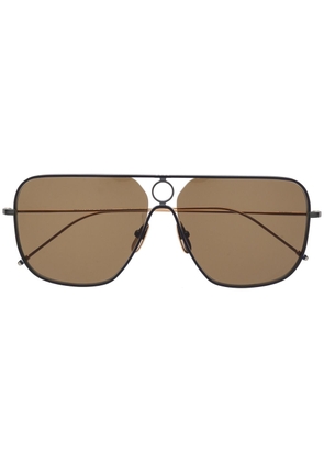 Thom Browne Eyewear square frame sunglasses - Black