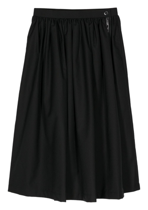 Junya Watanabe wool A-line skirt - Black