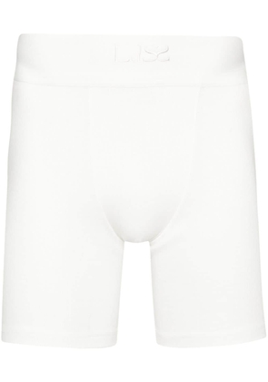 Ludovic de Saint Sernin logo-embroidered cyclist shorts - White