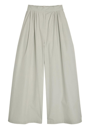 Amomento wide-leg cotton trousers - Grey