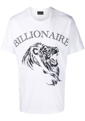 Billionaire graphic-print cotton T-shirt - White
