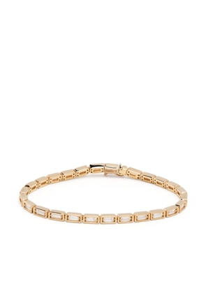 Suzanne Kalan 18kt yellow gold diamond tennis bracelet