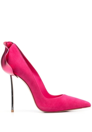 Le Silla Petalo 120mm suede pumps - Pink