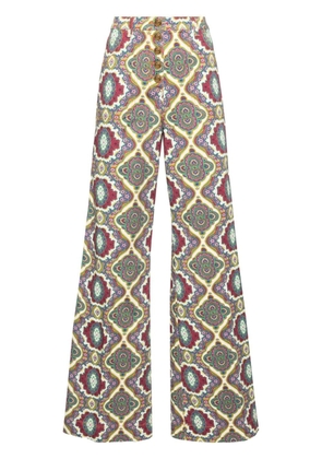 ETRO high-rise flared jeans - White