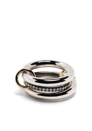 Spinelli Kilcollin Libra diamond-embellished ring - Silver
