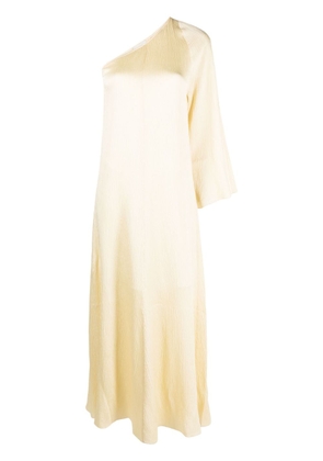 Forte Forte one-shoulder crinkled maxi dress - Yellow
