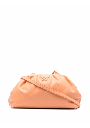 PINKO Love chain-strap mini clutch bag - Orange