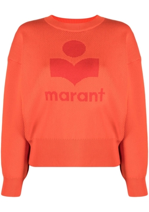 MARANT ÉTOILE intarsia-knit jumper - Orange